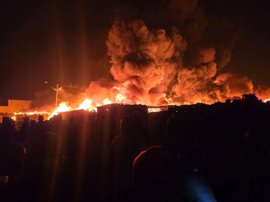 Devastating fire engulfs Mbare Musika market in Harare