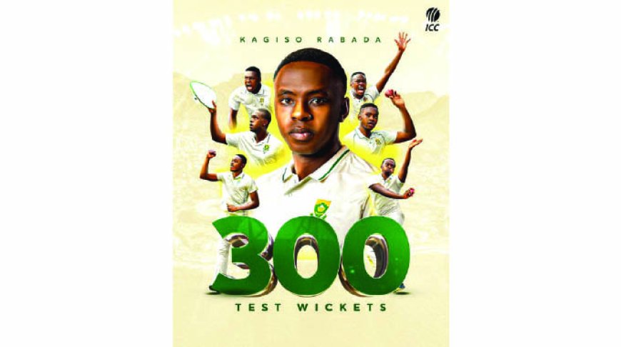 Rabada in record Test milestone