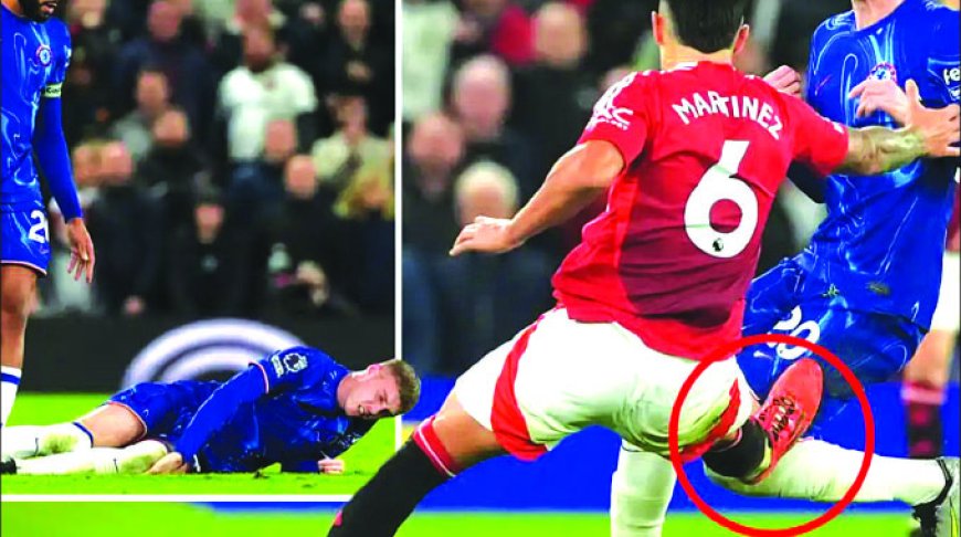 MARTINEZ EXTREMELY LUCKY TO ESCAPE RED CARD