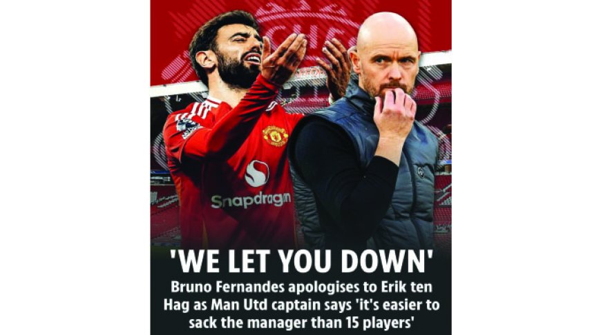 ‘WE LET YOU DOWN’