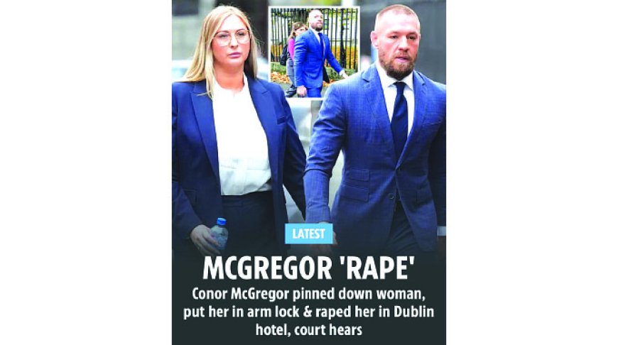 MCGREGOR ‘RAPE’